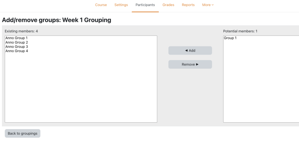 Moodle-Groups-AddGroups