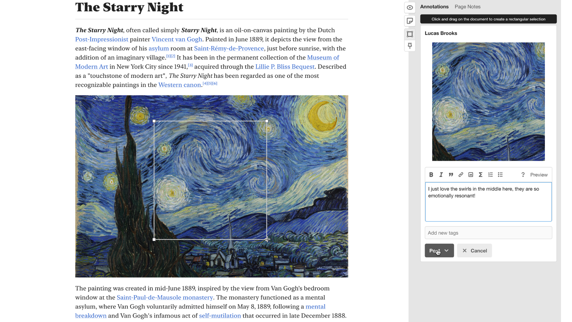 Image Annotations : Hypothesis
