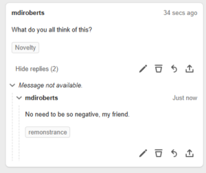 Unanchored annotations