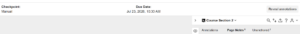 The instructor view of a Paced Social Annotation assignment, focusing on the top bar. The instructor sees "Checkpoint: Manual" on the right, the middle says "Due Date:" with a date, and the left contains a button labeled "Reveal Annotations".